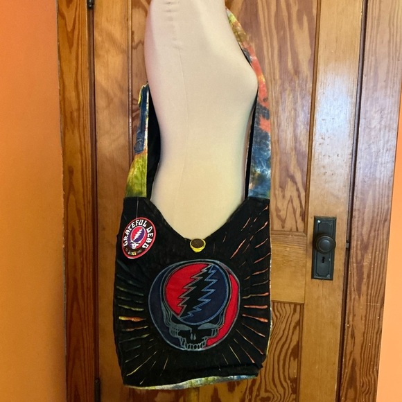 ONLY ONE Grateful Dead NWT Razor Cut Hobo Bag - Picture 7 of 8